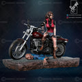 Zombie Outbreak Biker Heroine Resin Statue – Collector Display Model