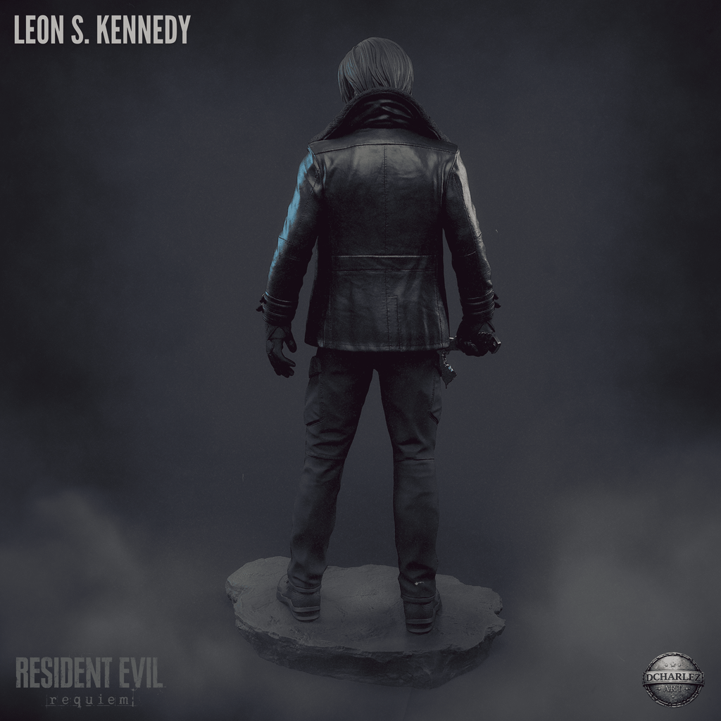 Leon Kennedy - Resident Evil Re9uiem - Resin Figure - Model Kit - High Detail Display Piece