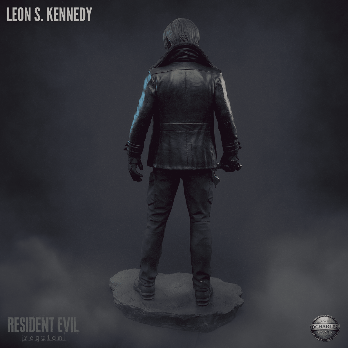 Leon Kennedy - Resident Evil Re9uiem - Resin Figure - Model Kit - High Detail Display Piece