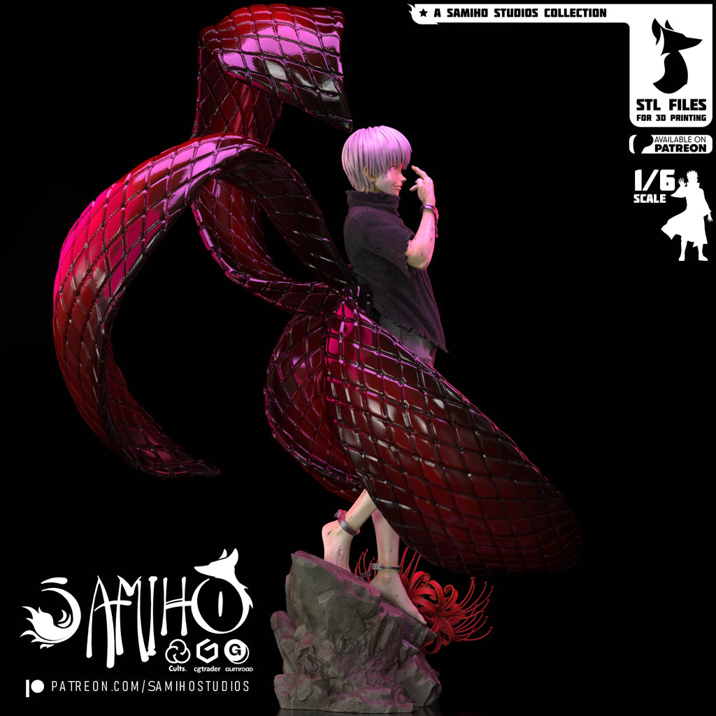 Ken Kaneki | Fan Art | [ SamihoStudio ] 3D RESIN PRINT