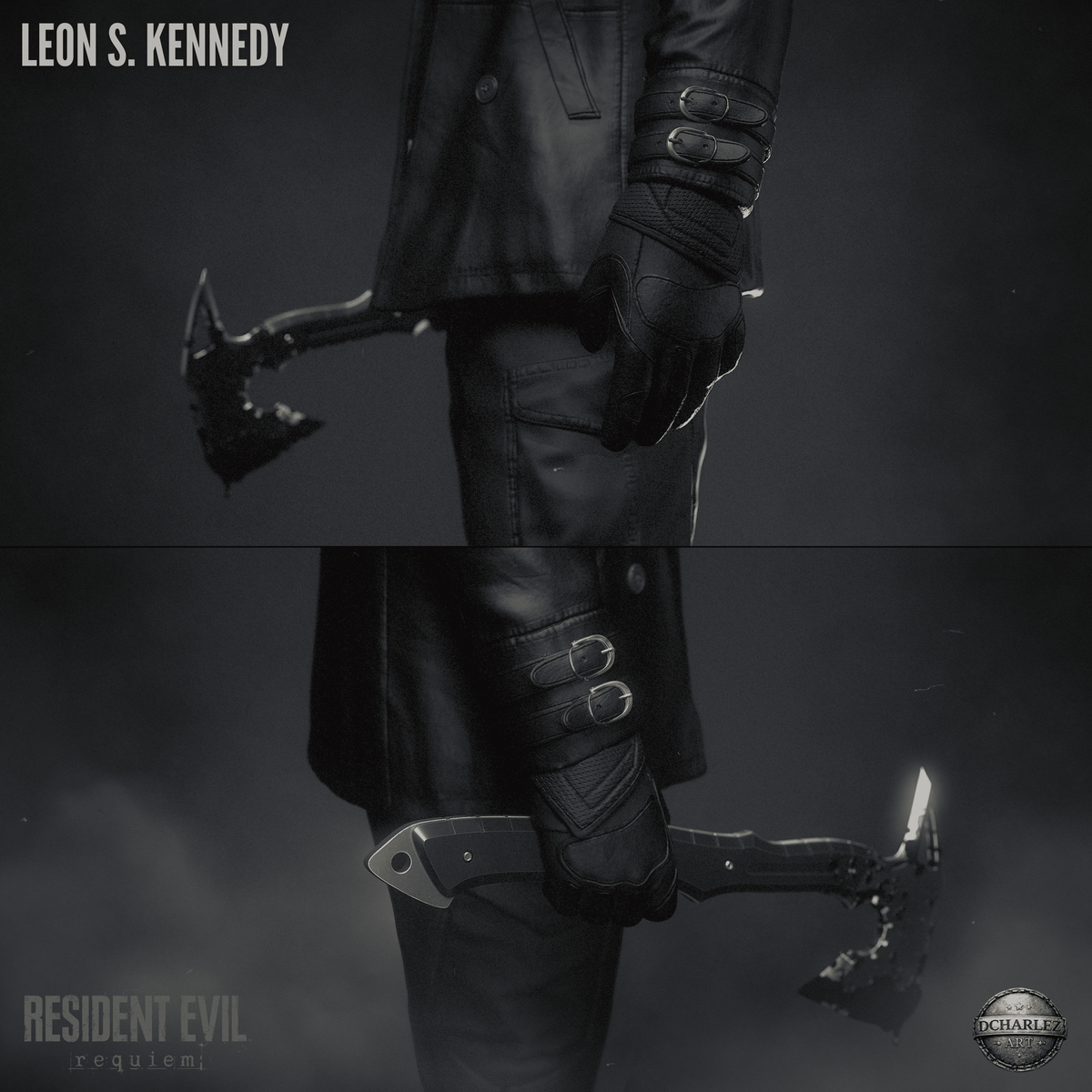 Leon Kennedy - Resident Evil Re9uiem - Resin Figure - Model Kit - High Detail Display Piece