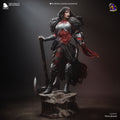 Mythic Amazon Warrior Resin Statue – Dark Fantasy Female Knight Figure – Model Kit