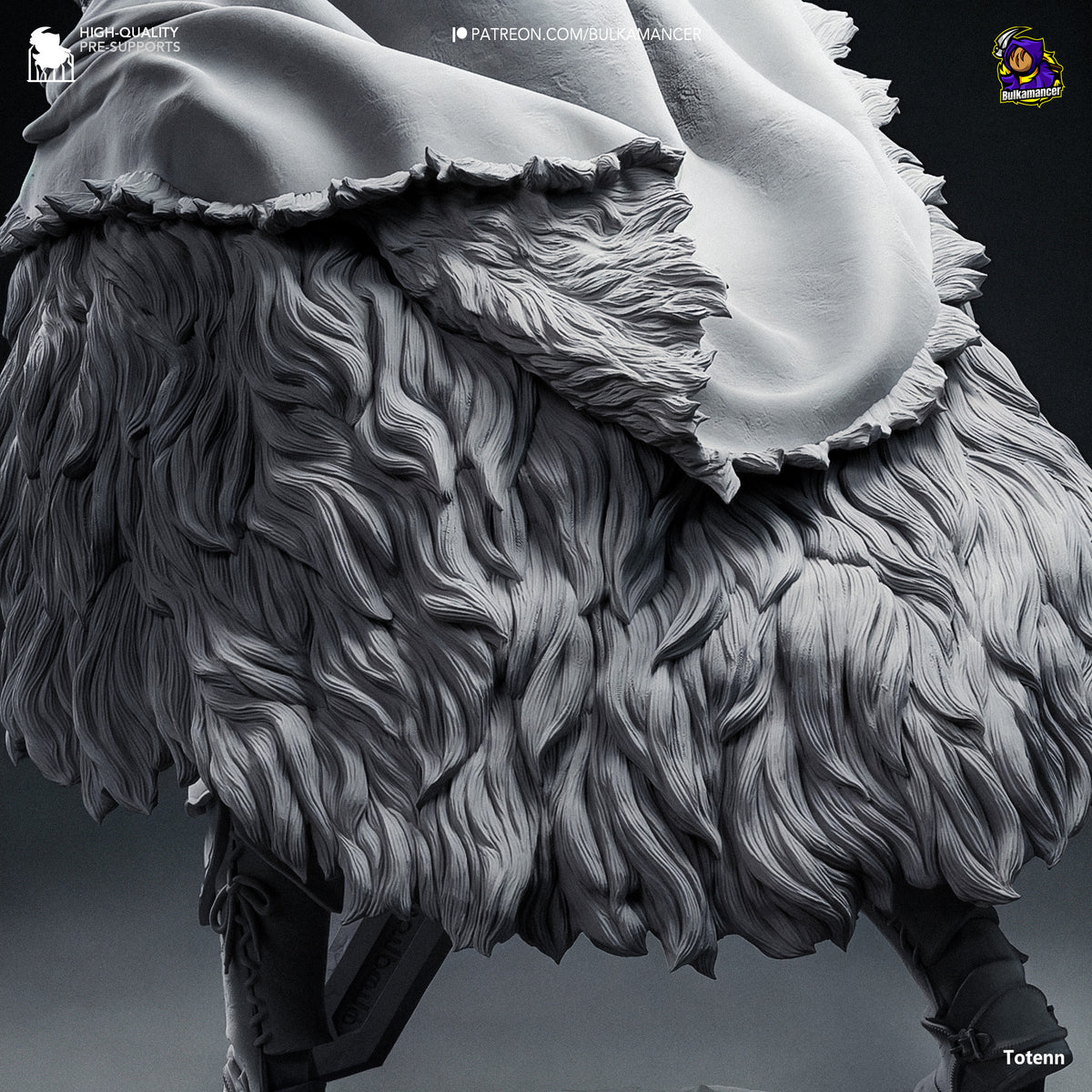 Wolf Knight Resin Statue – Dark Fantasy Beast Warrior Figure – High Detail Collector Display Piece