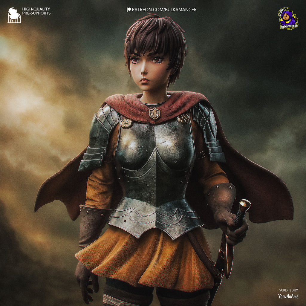 Armored Fantasy Huntress Resin Statue – Dark Fantasy Warrior Woman Figure – High Detail Garage Kit
