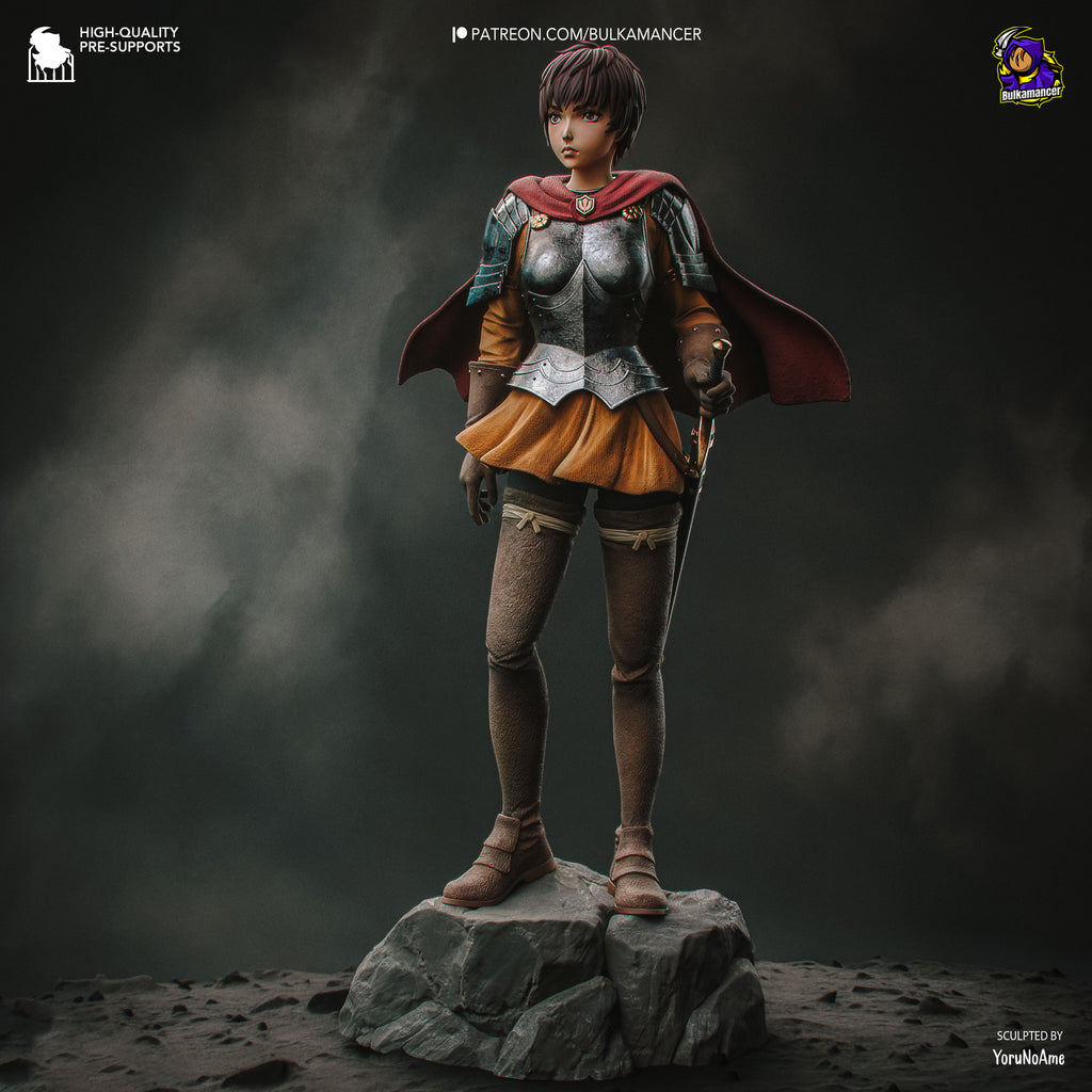 Armored Fantasy Huntress Resin Statue – Dark Fantasy Warrior Woman Figure – High Detail Garage Kit