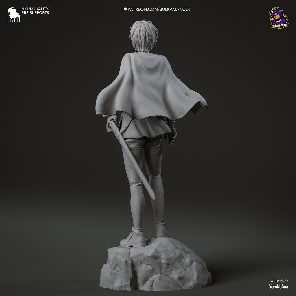 Armored Fantasy Huntress Resin Statue – Dark Fantasy Warrior Woman Figure – High Detail Garage Kit