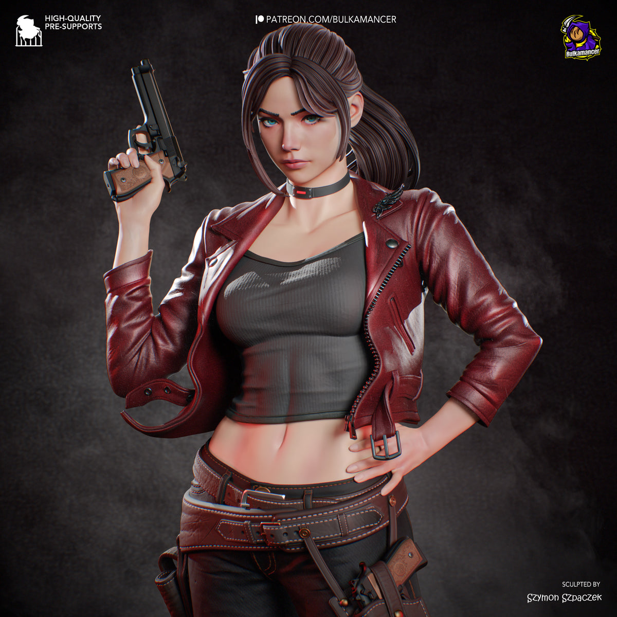 Claire Redfield – Tactical Horror Heroine Figure – High Detail Collector Display Piece