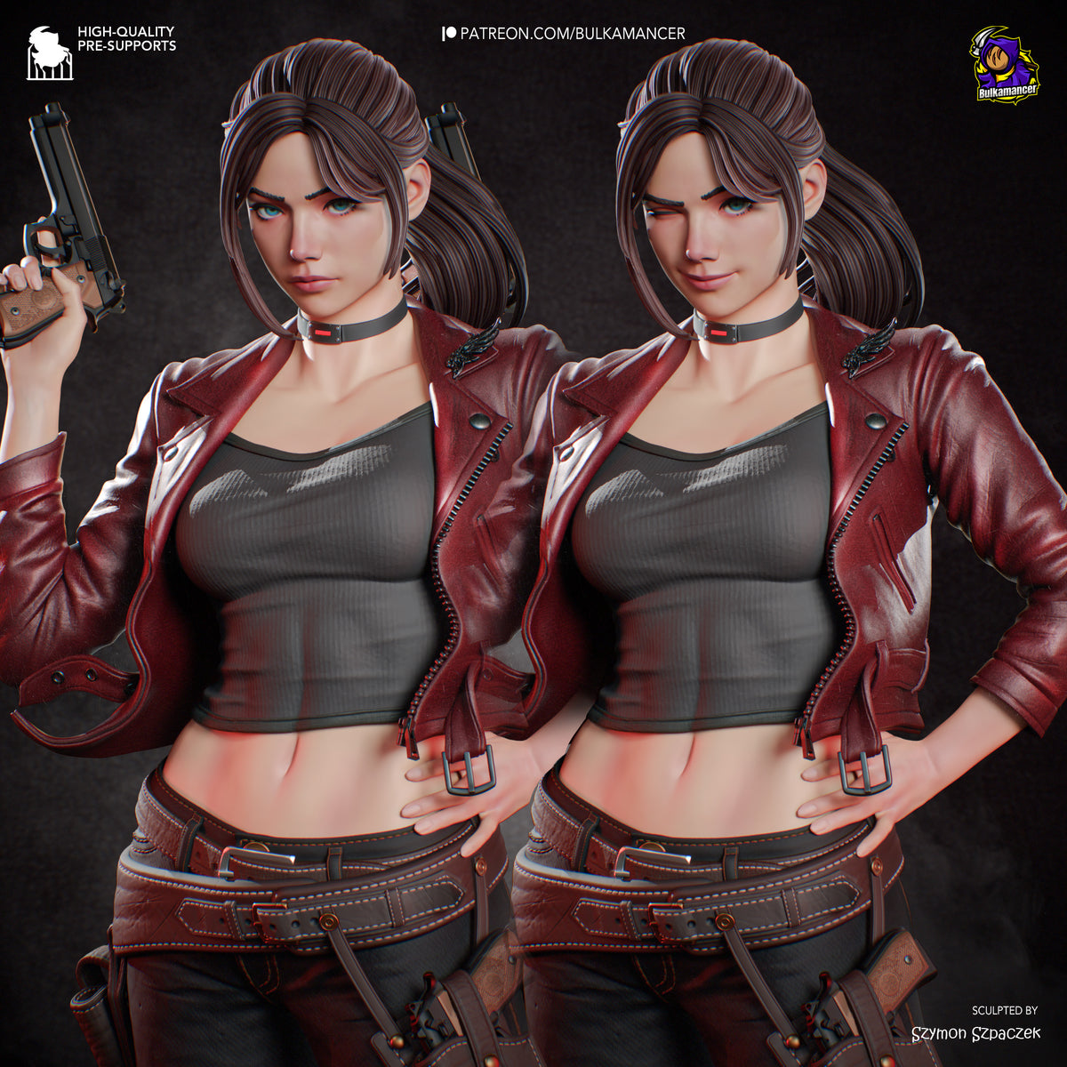 Claire Redfield – Tactical Horror Heroine Figure – High Detail Collector Display Piece