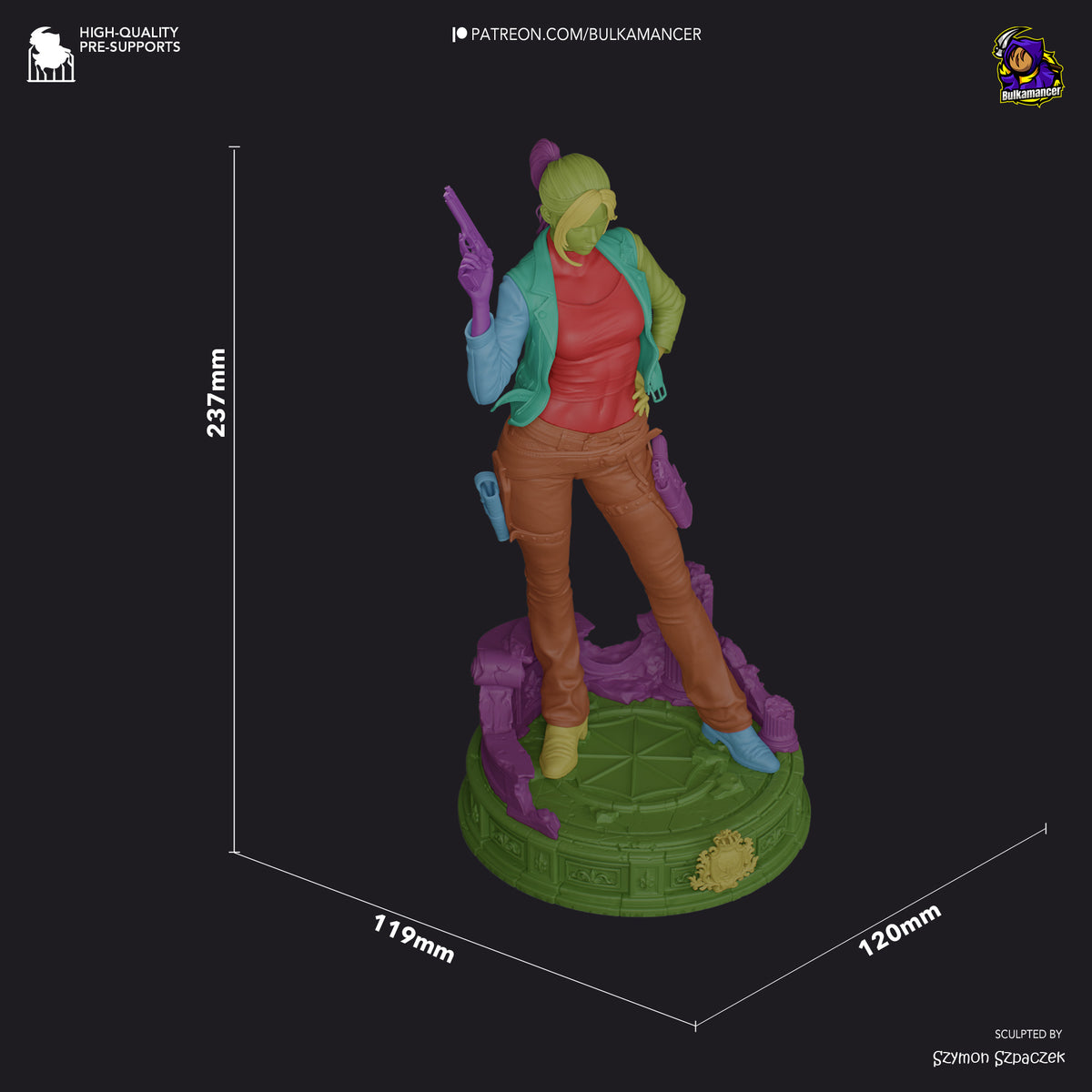 Claire Redfield – Tactical Horror Heroine Figure – High Detail Collector Display Piece