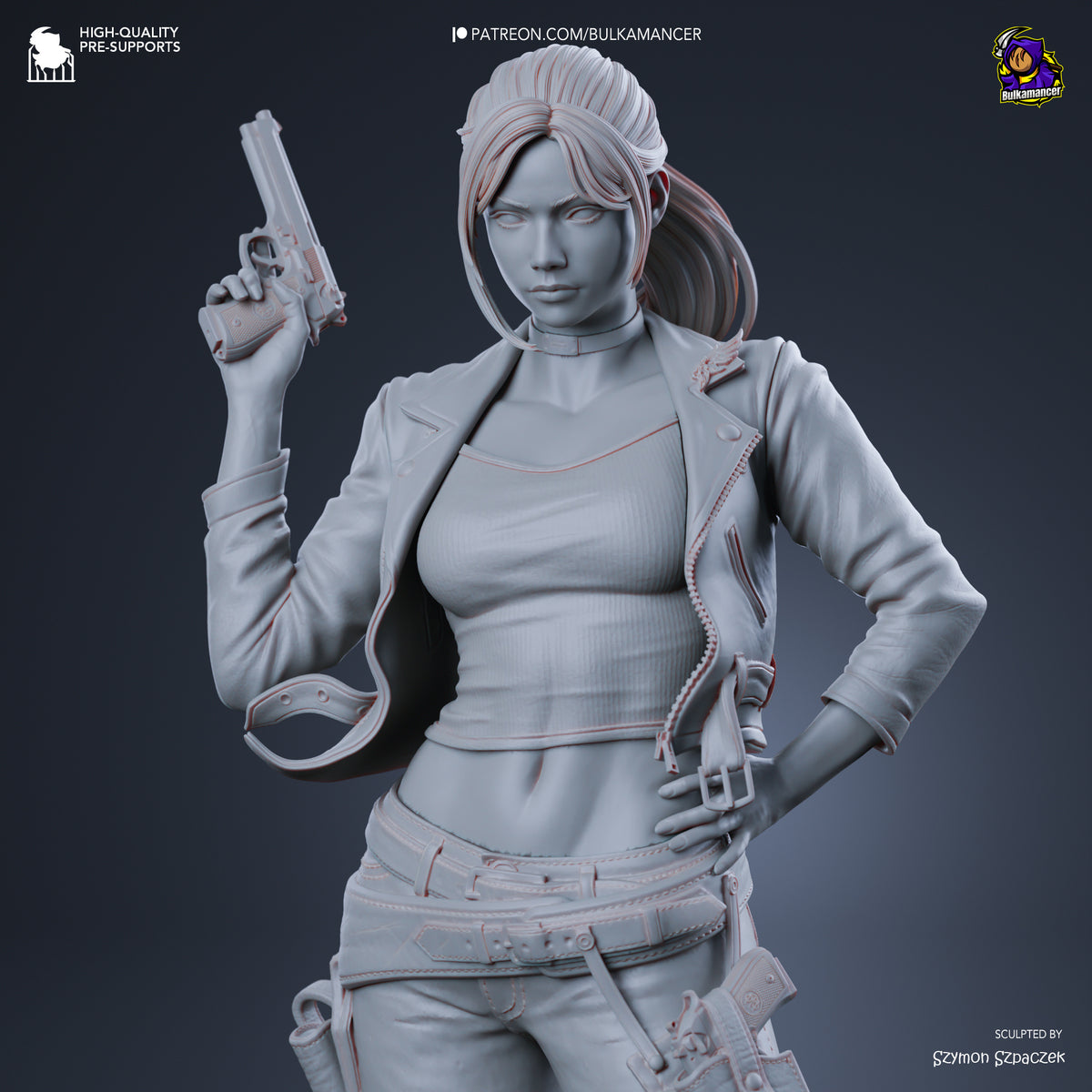 Claire Redfield – Tactical Horror Heroine Figure – High Detail Collector Display Piece