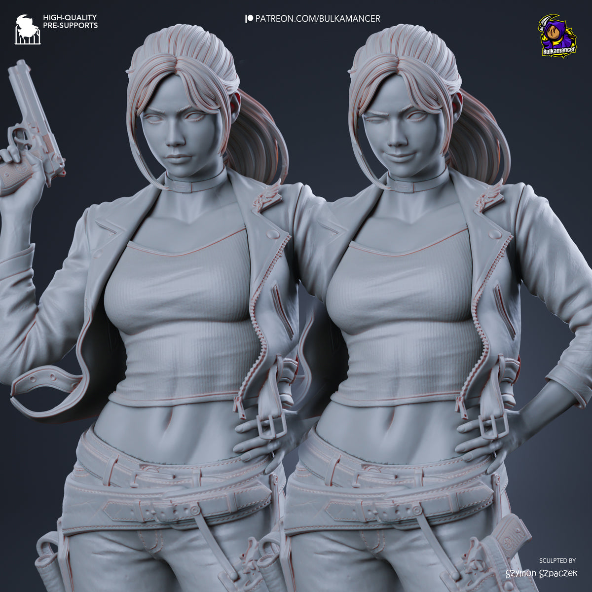 Claire Redfield – Tactical Horror Heroine Figure – High Detail Collector Display Piece