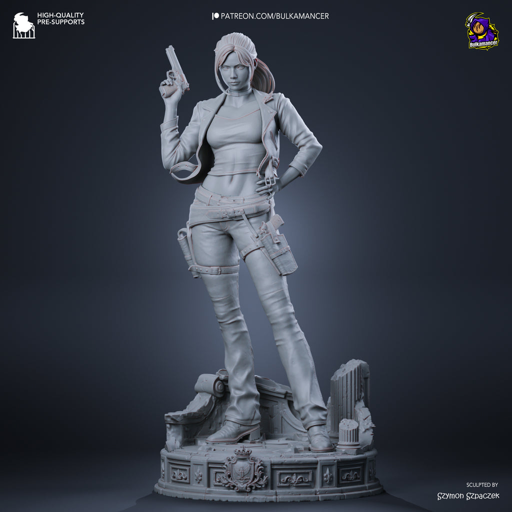 Claire Redfield – Tactical Horror Heroine Figure – High Detail Collector Display Piece