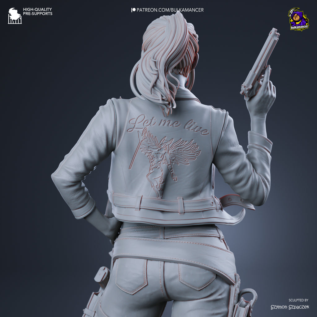 Claire Redfield – Tactical Horror Heroine Figure – High Detail Collector Display Piece