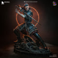 Crimson Night Warrior Resin Figure – Gothic Medieval Swordsman Statue –  Model Kit