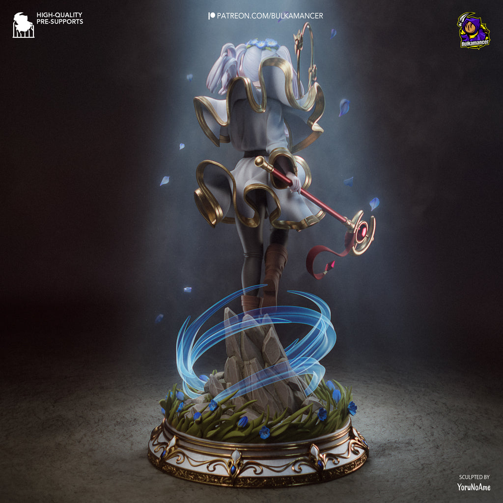 Elven Mage & Heroic Swordsman Resin Statue – Fantasy Adventure Couple Figure – High Detail Collector Display Piece