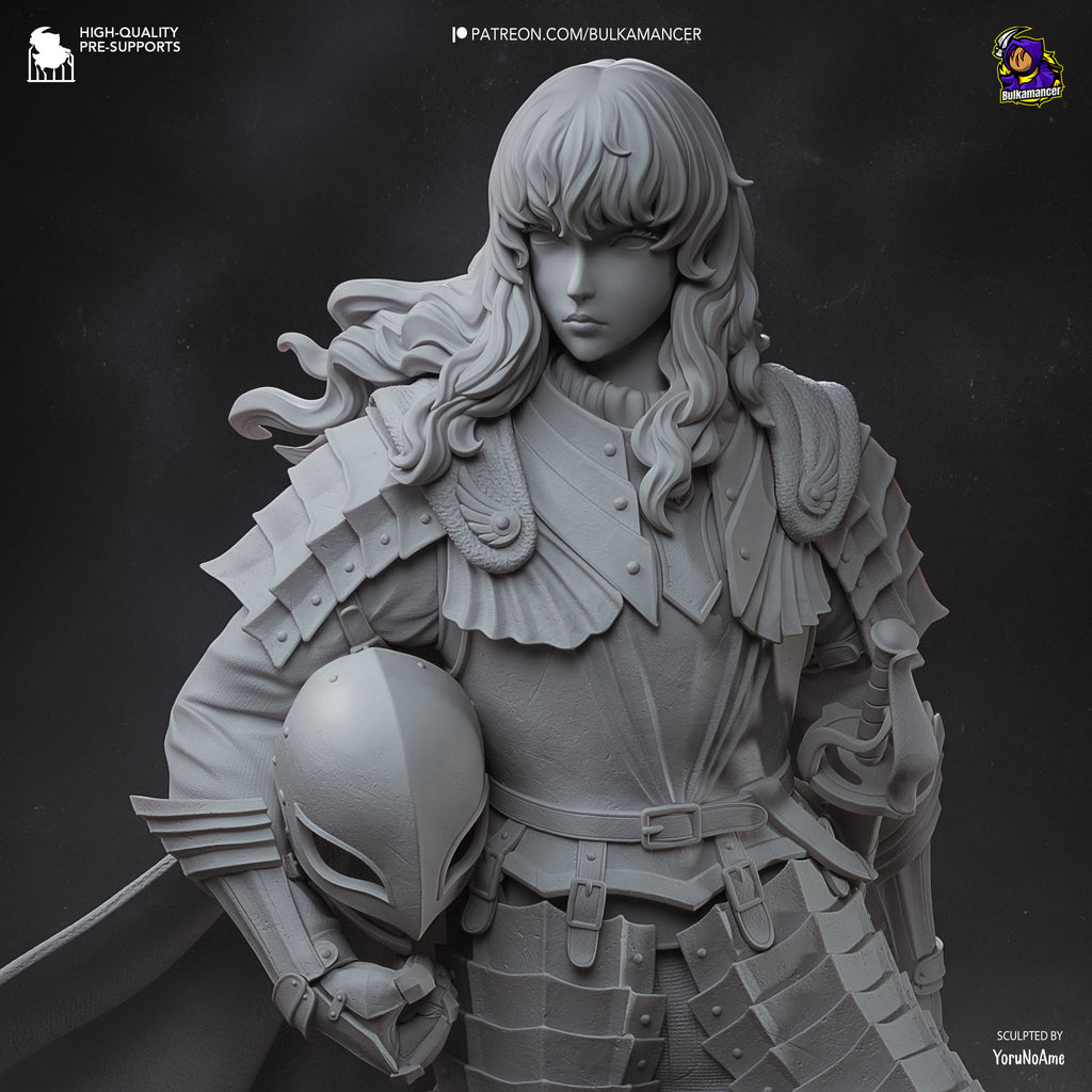 Elegant Hawk Knight Resin Figure – Dark Fantasy Warrior Statue – High Detail Resin Model Kit – Collector Display