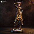 Futuristic Sci Fi Engineer Resin Statue – Anime Girl Technician Figure – Model Kit