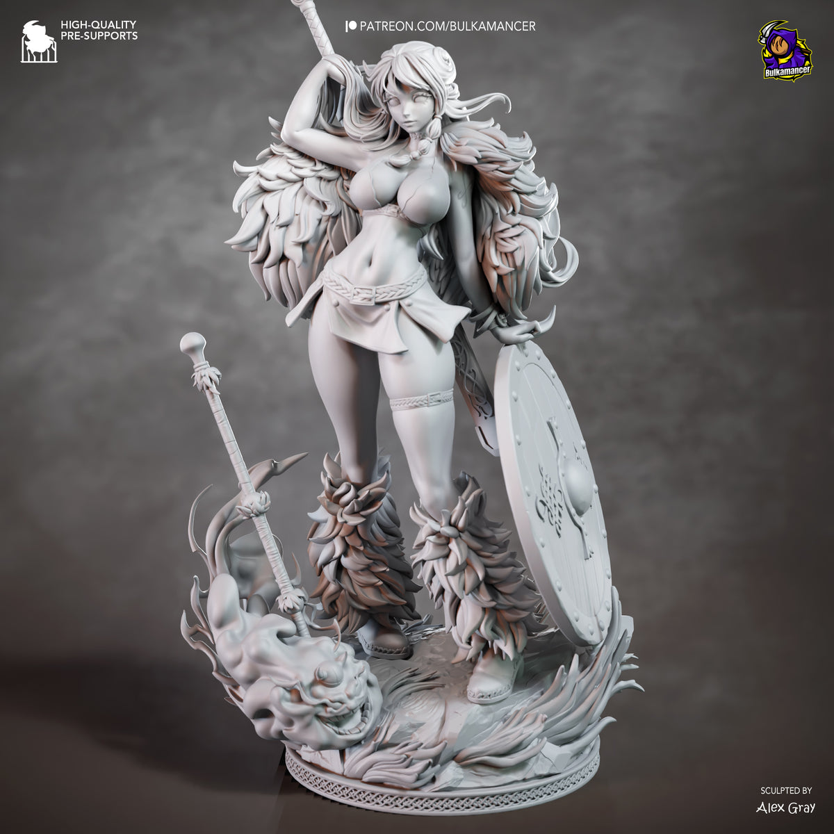 Tropical Pirate Navigator Resin Statue – Orange Haired Adventurer Figure – Model Kit – High Detail Collectible