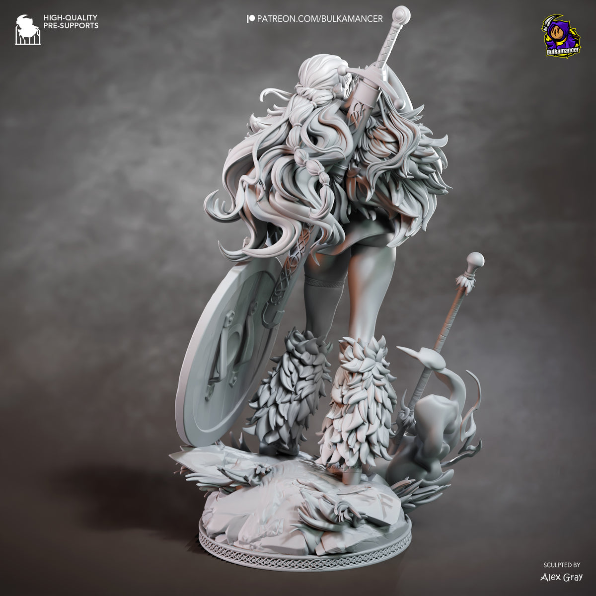 Tropical Pirate Navigator Resin Statue – Orange Haired Adventurer Figure – Model Kit – High Detail Collectible