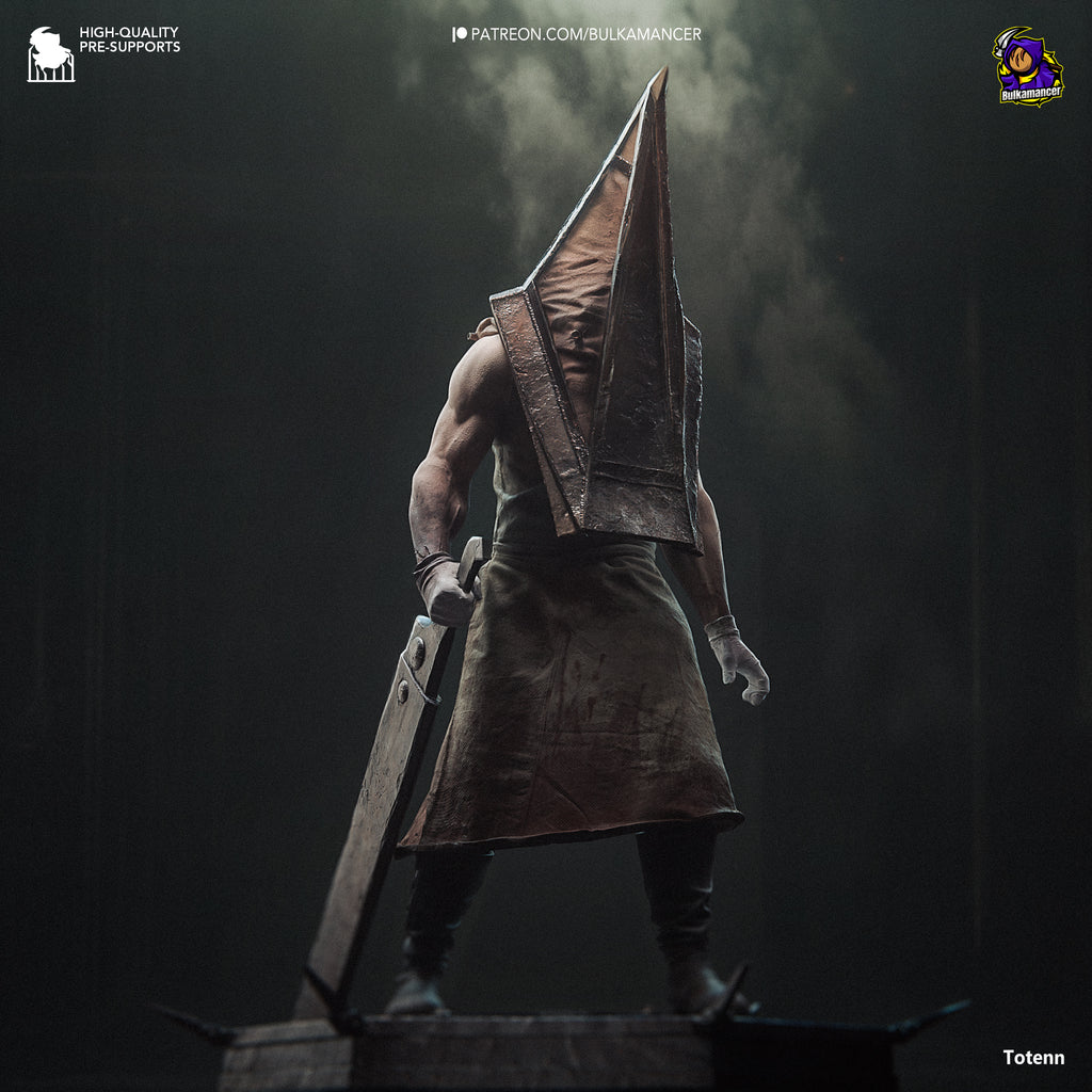 Triangle Helm Executioner Resin Statue – Dark Horror Monster Figure – Model Kit – High Detail Collector Display Piece