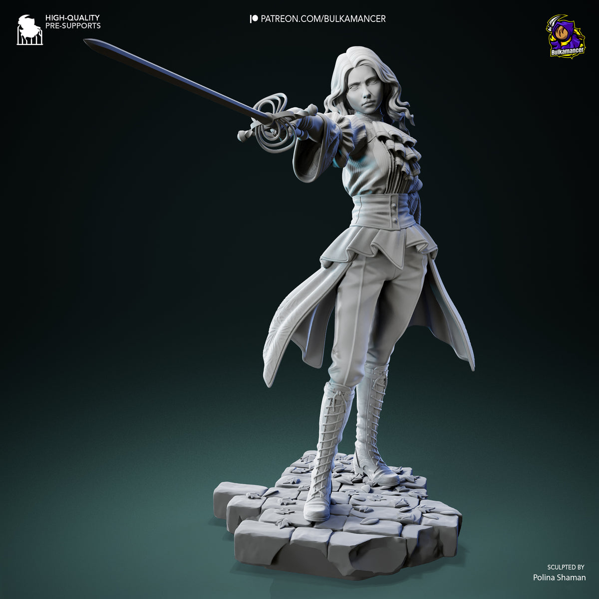 Real Maelle – Expedition 33 – Resin Model Kit – Collector Display