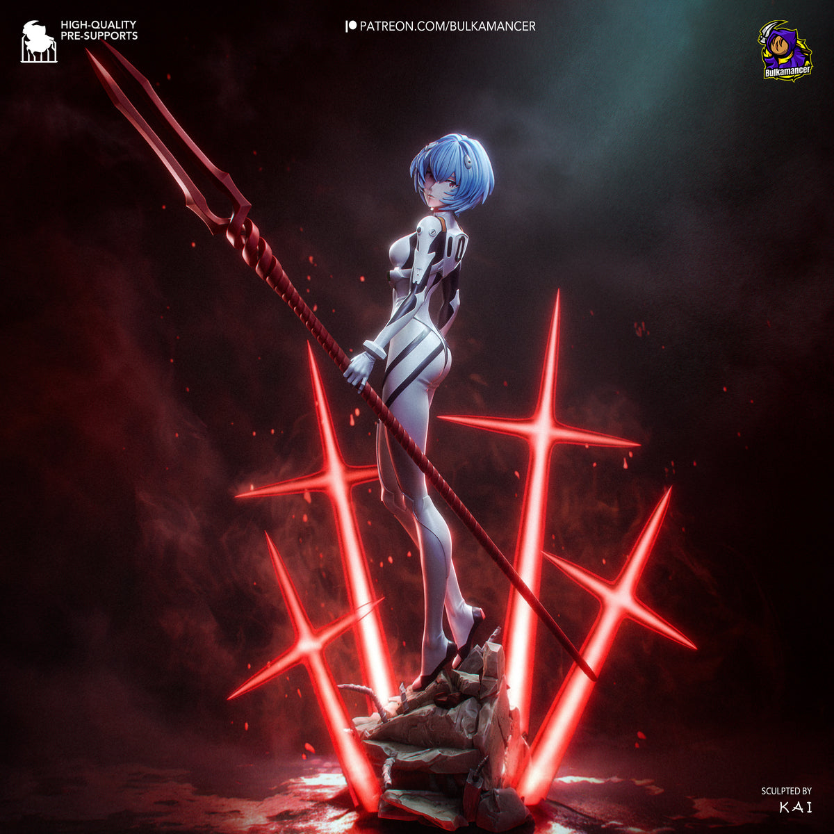Azure Mecha Pilot Resin Statue – Sci Fi Female Pilot Figure – Model Kit – High Detail Collectible