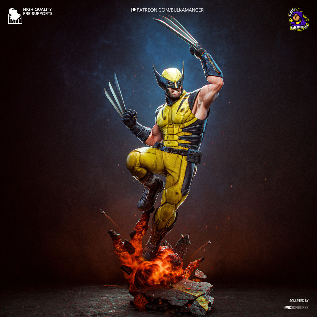 Savage Clawed Warrior Resin Statue – Comic Style Mutant Fighter Figure –  Model Kit