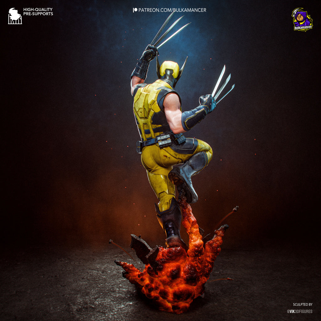 Savage Clawed Warrior Resin Statue – Comic Style Mutant Fighter Figure –  Model Kit