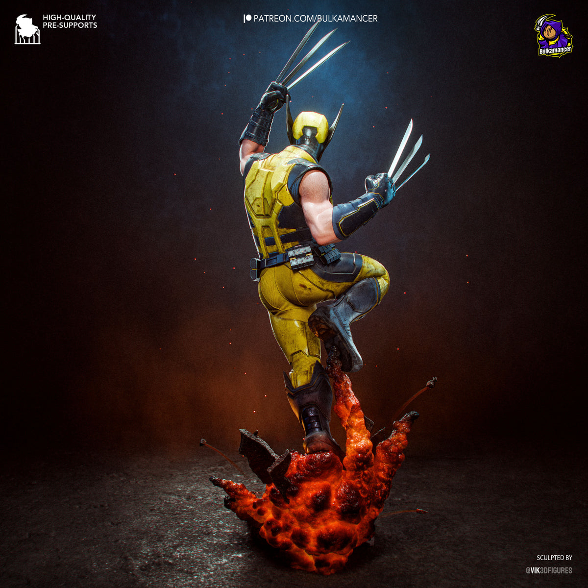 Savage Clawed Warrior Resin Statue – Comic Style Mutant Fighter Figure –  Model Kit