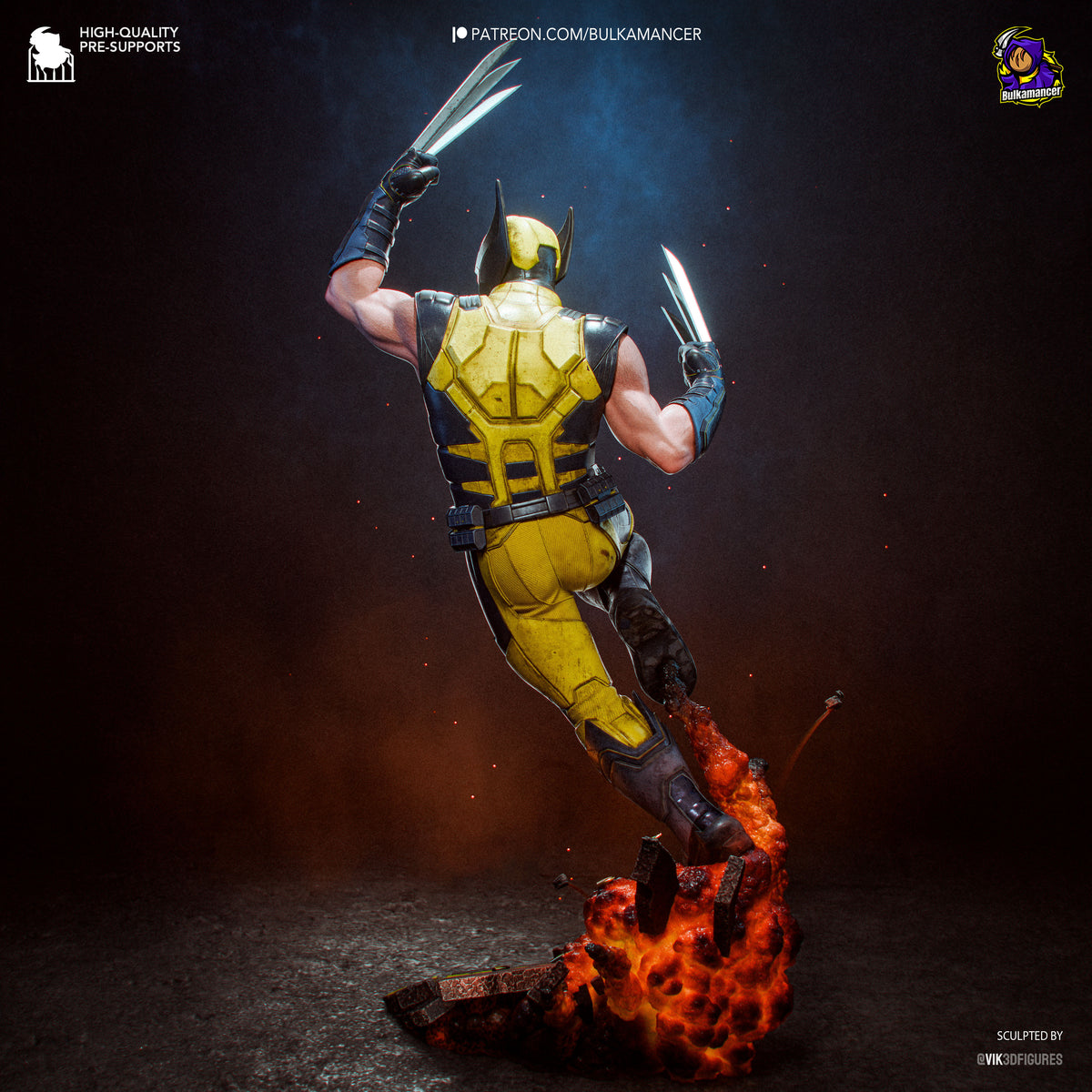 Savage Clawed Warrior Resin Statue – Comic Style Mutant Fighter Figure –  Model Kit