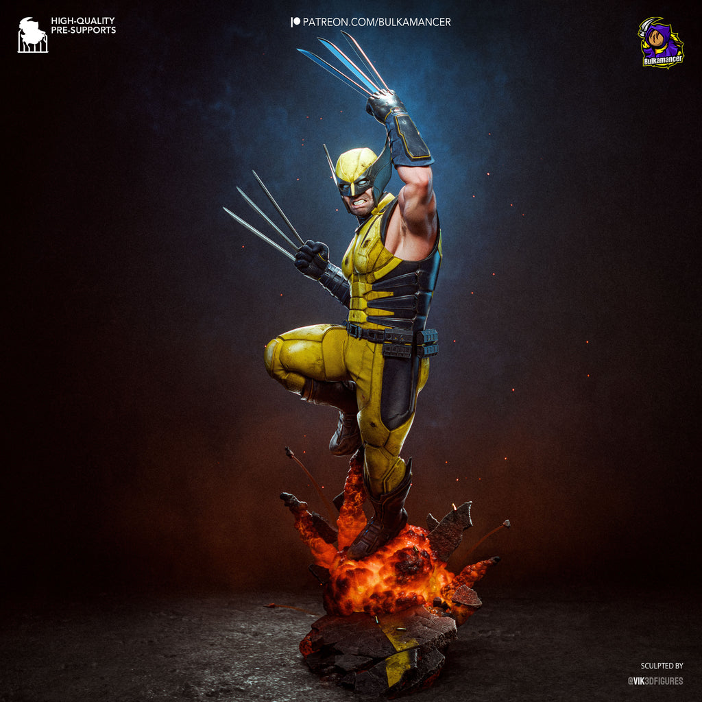 Savage Clawed Warrior Resin Statue – Comic Style Mutant Fighter Figure –  Model Kit