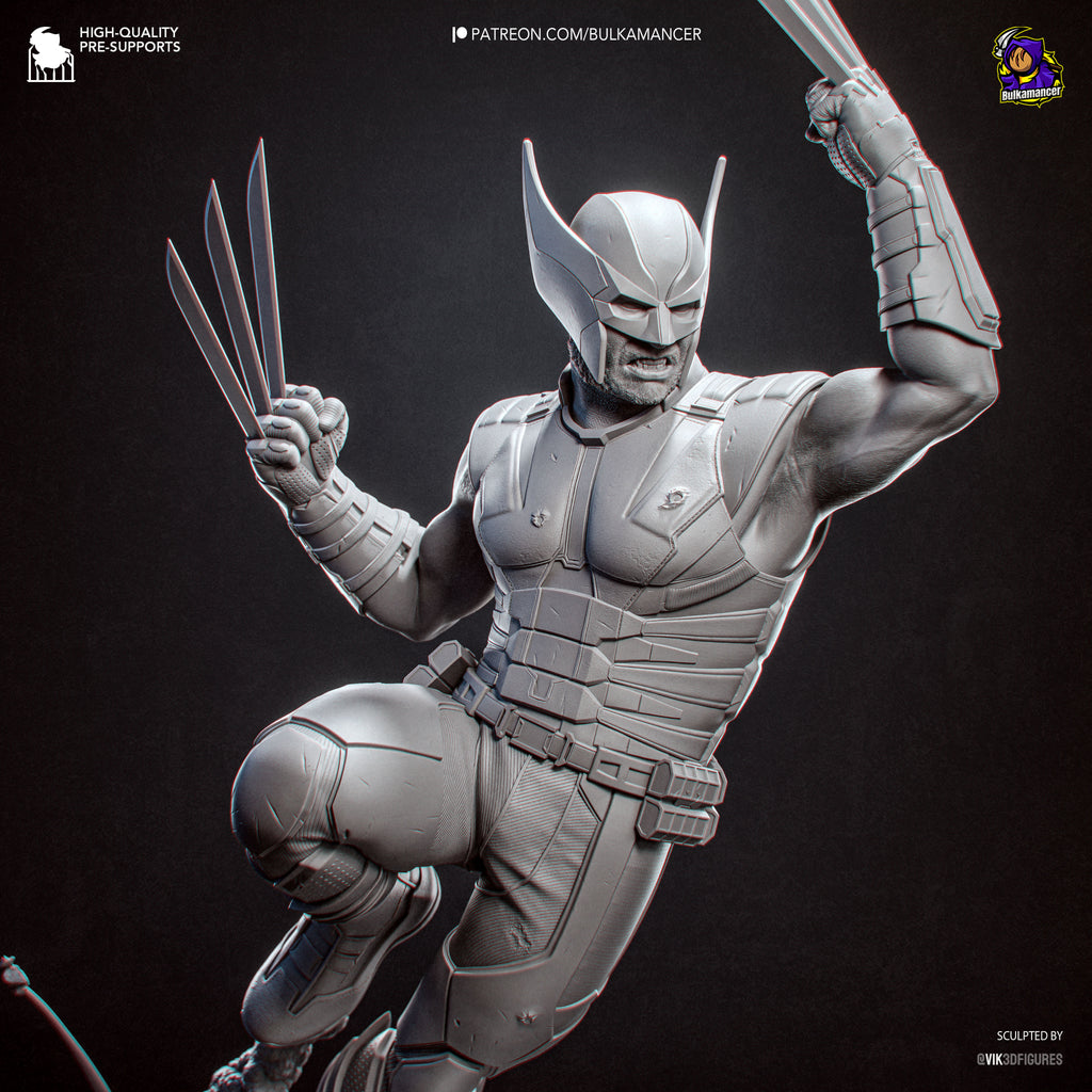 Savage Clawed Warrior Resin Statue – Comic Style Mutant Fighter Figure –  Model Kit