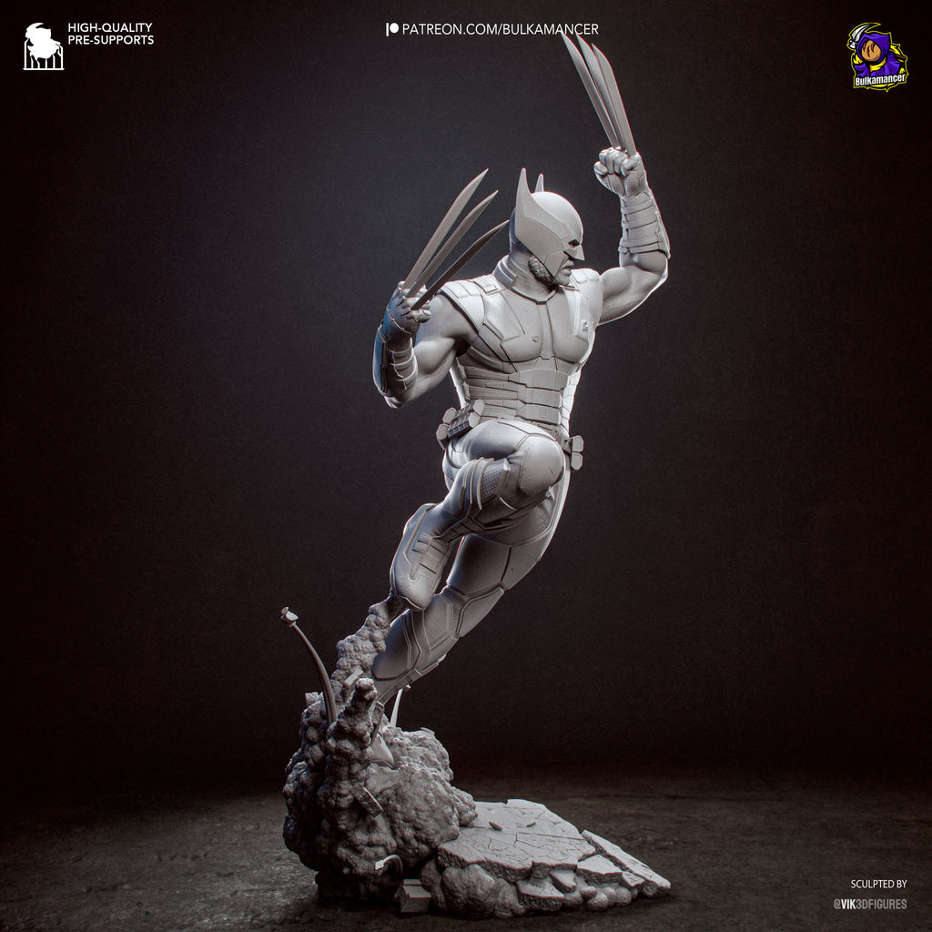 Savage Clawed Warrior Resin Statue – Comic Style Mutant Fighter Figure –  Model Kit