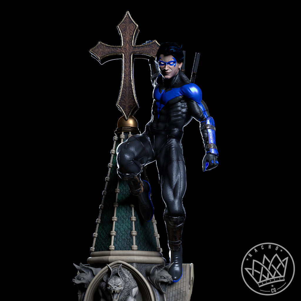 The NightWing - Resin Figure - Model Kit - High Detail Display Piece