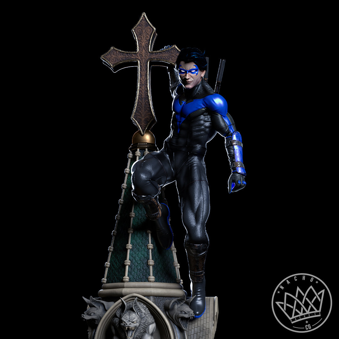 The NightWing - Resin Figure - Model Kit - High Detail Display Piece
