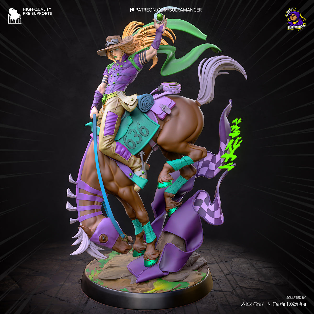 Elegant Western Warrior Resin Figure – Garage Kit – Fantasy Collectible
