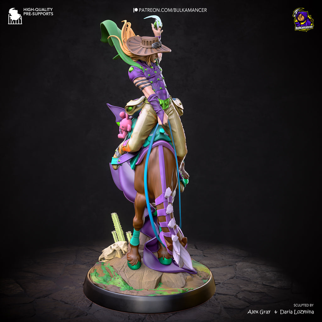 Elegant Western Warrior Resin Figure – Garage Kit – Fantasy Collectible