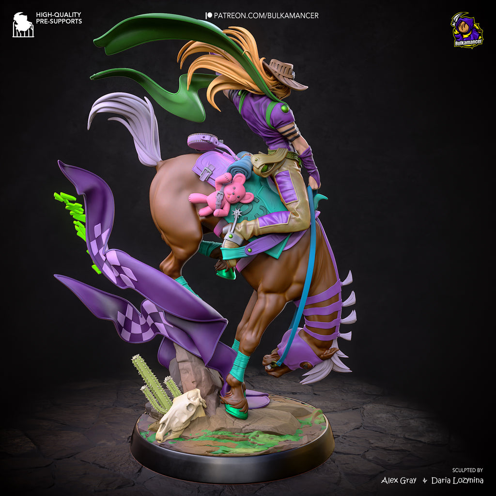 Elegant Western Warrior Resin Figure – Garage Kit – Fantasy Collectible