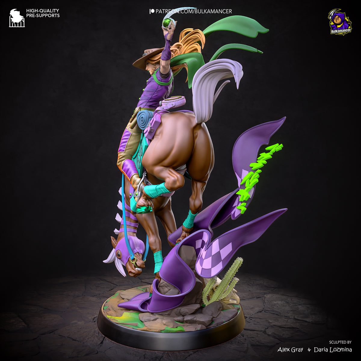 Elegant Western Warrior Resin Figure – Garage Kit – Fantasy Collectible