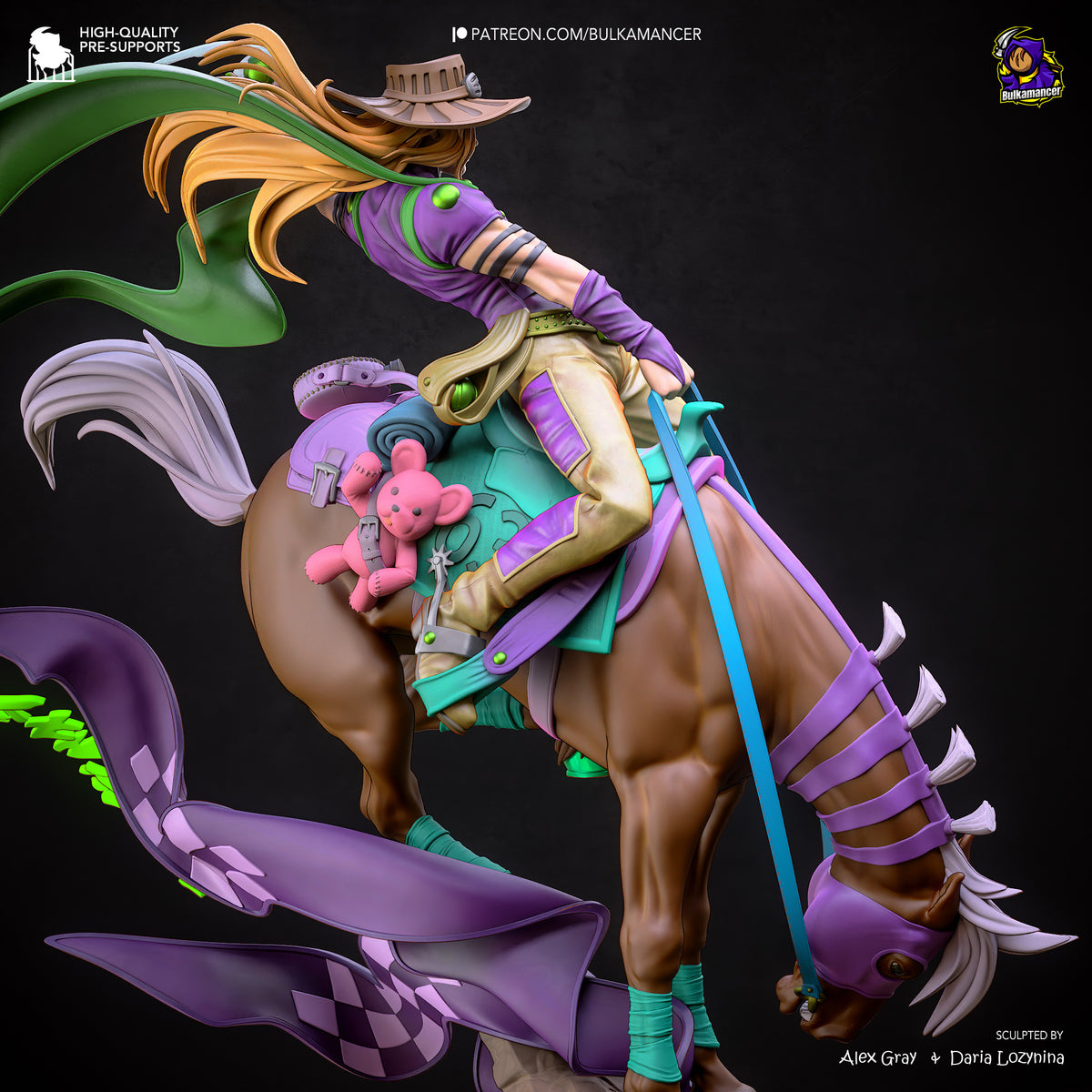 Elegant Western Warrior Resin Figure – Garage Kit – Fantasy Collectible
