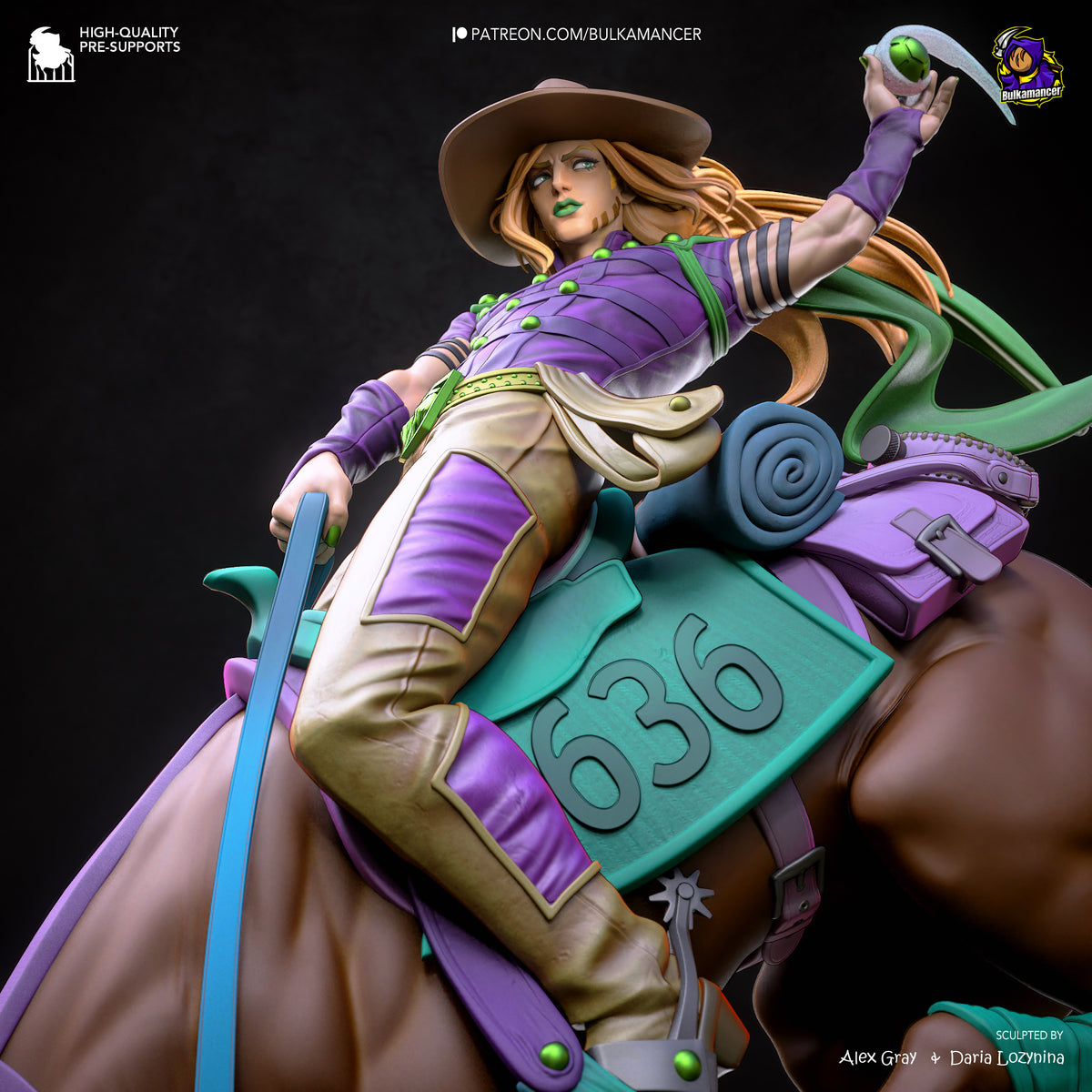 Elegant Western Warrior Resin Figure – Garage Kit – Fantasy Collectible