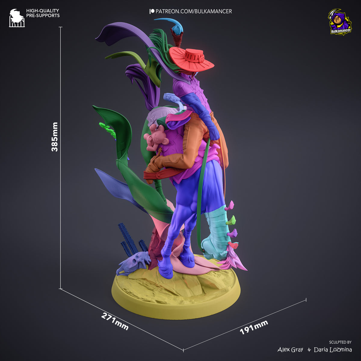 Elegant Western Warrior Resin Figure – Garage Kit – Fantasy Collectible