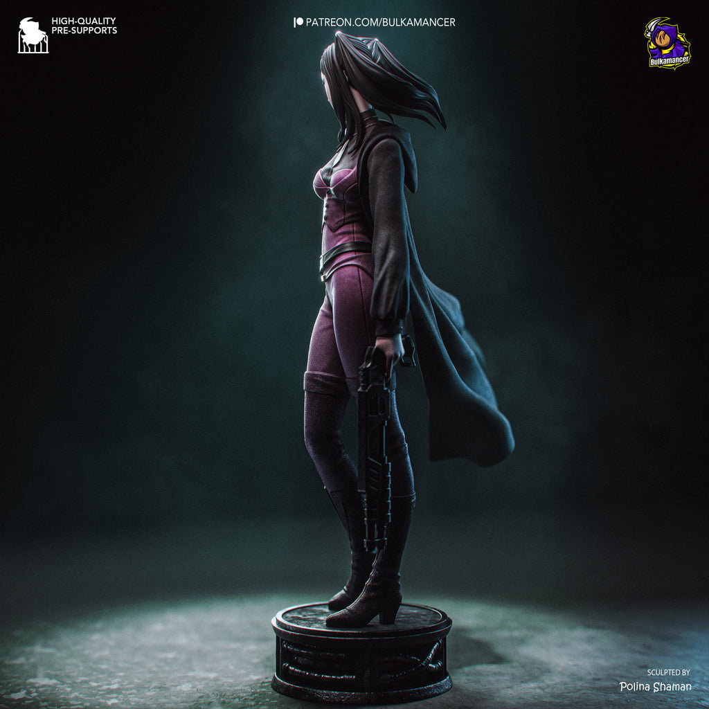 Cyberpunk Gothic Maiden Resin Statue – Model Kit (1/8 Scale)