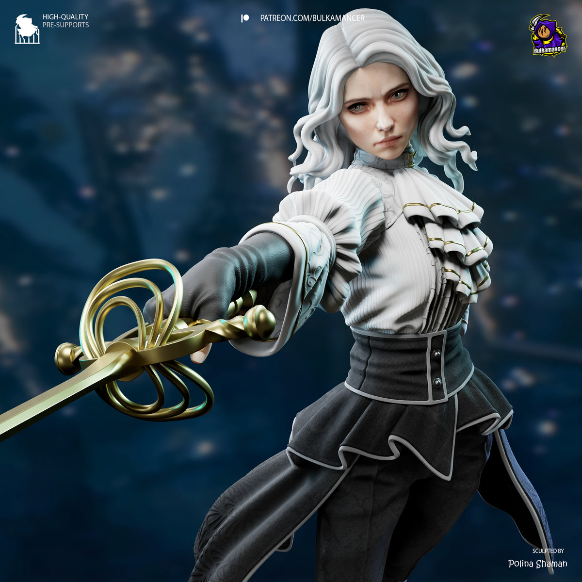 Real Maelle – Expedition 33 – Resin Model Kit – Collector Display