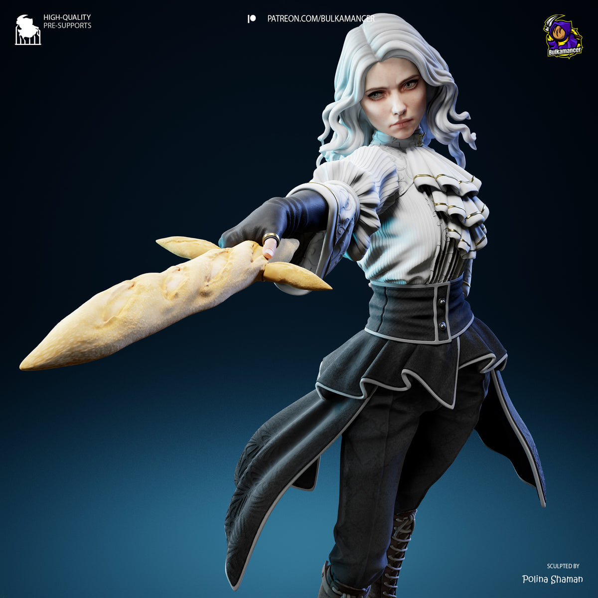 Real Maelle – Expedition 33 – Resin Model Kit – Collector Display