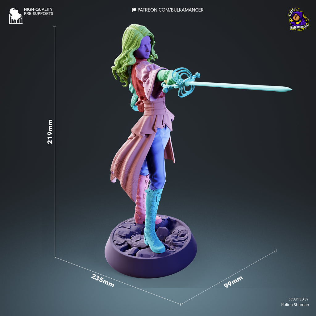 Real Maelle – Expedition 33 – Resin Model Kit – Collector Display