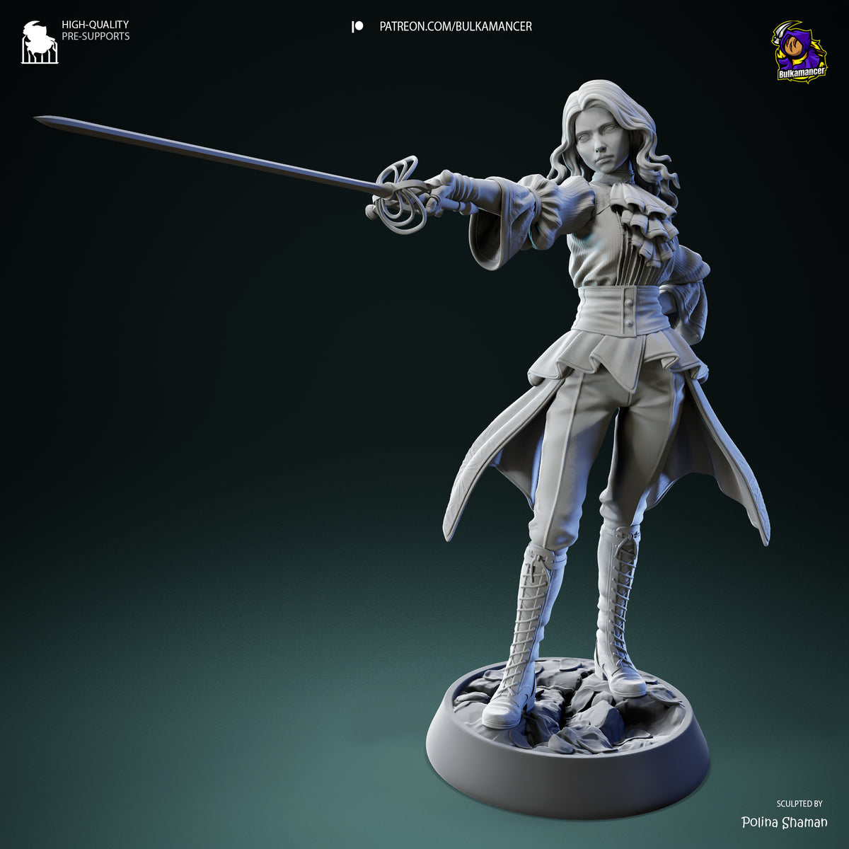 Real Maelle – Expedition 33 – Resin Model Kit – Collector Display